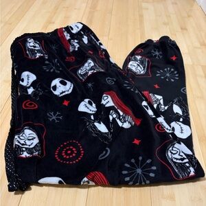 Disney Night Before Christmas Women’s Fleece Pajamas Pants X-Large 16/18